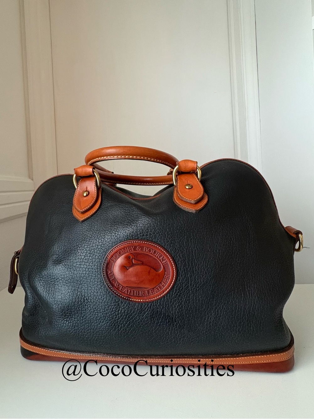 Dooney and Bourke awl Leather Luggage Travel Norfolk Bag carry on